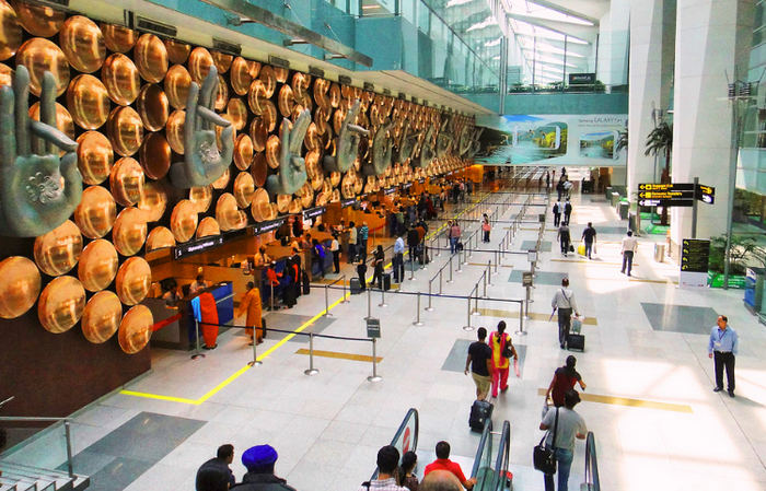 Международный аэропорт в Нью-Дели
