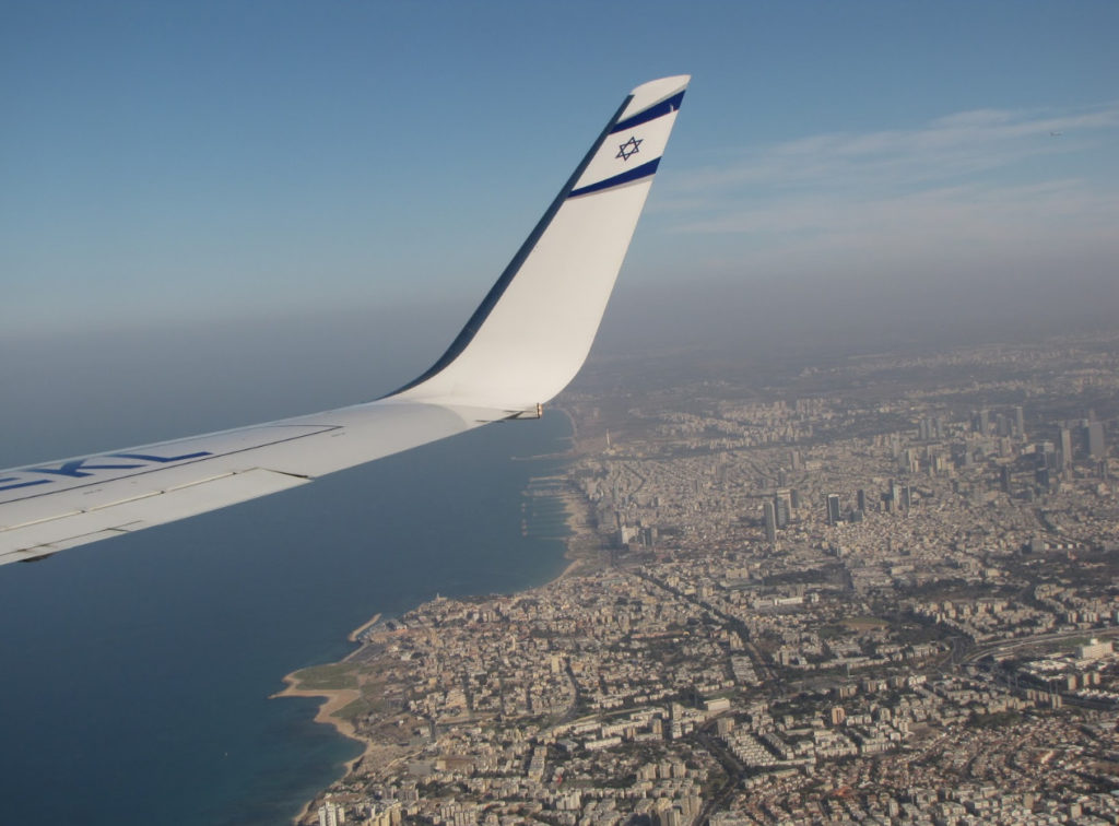 Израиль с самолета