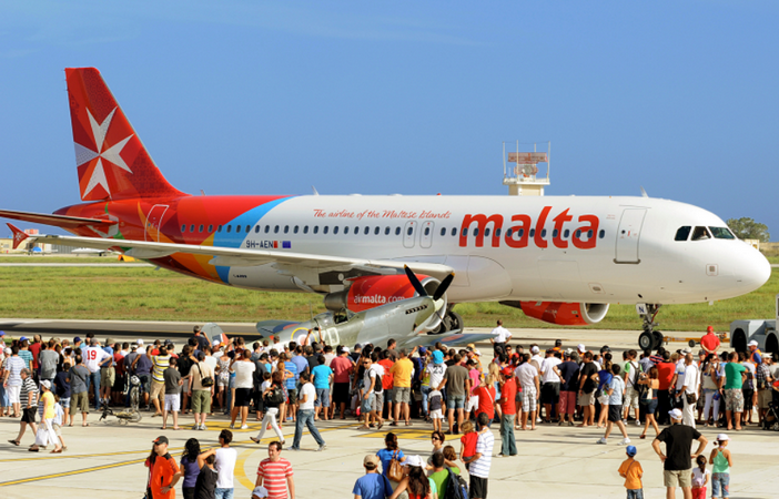 Самолет авиакомпании Air Malta